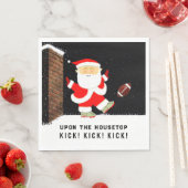 Weihnachtsfußball-Party Serviette (Beispiel)
