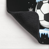Weihnachtsfußball-Rentiere Mousepad (Ecke)