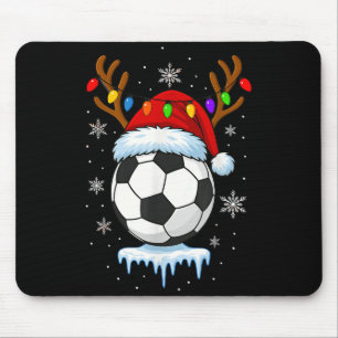 Weihnachtsfußball-Rentiere Mousepad