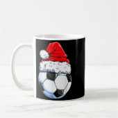 Weihnachtsfußball Santa Hut Lustige Srts Xmas Bo Kaffeetasse (Links)