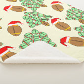Weihnachtsfußball Sherpadecke (3/4)