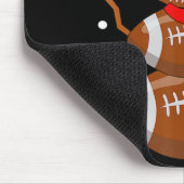 Weihnachtsfußball Snowman Kinder Fußball Weihnacht Mousepad (Ecke)