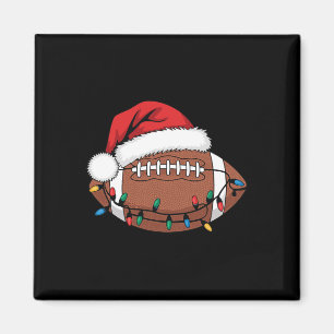 Weihnachtsfußball-Spieler WeihnachtsLICHT Weihnach Magnet