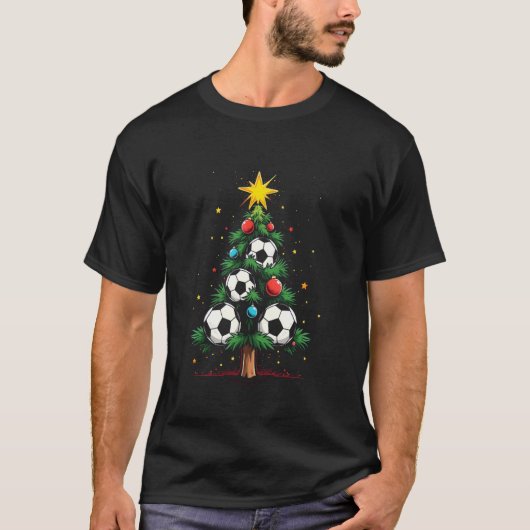 Weihnachtsfußball T-Shirt (Vorderseite)