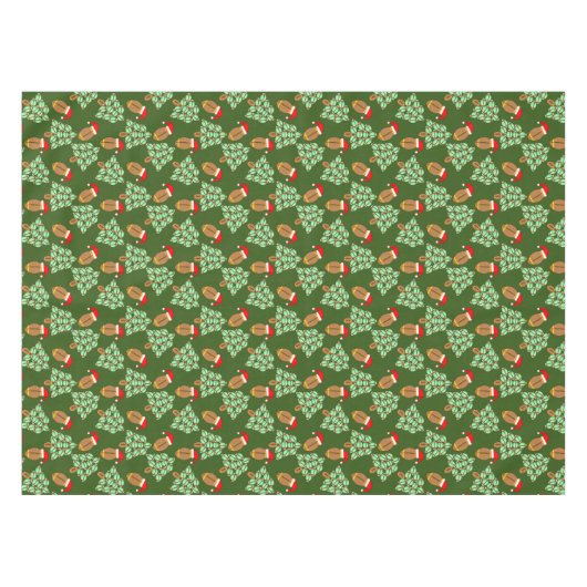 Weihnachtsfußball Tischdecke (Vorderseite (Horizontal))