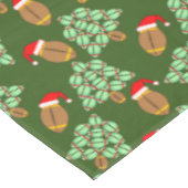 Weihnachtsfußball Tischdecke (Schrägansicht)