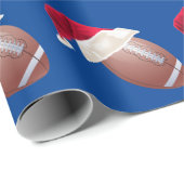 Weihnachtsfußball Weihnachtsfest Geschenkpapier (Rolleneckpunkt)