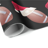 Weihnachtsfußball Weihnachtsfest Geschenkpapier (Rolleneckpunkt)