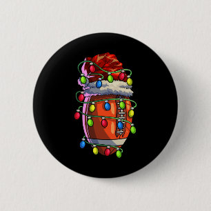Weihnachtsfußball WeihnachtsLICHT Fußball Button