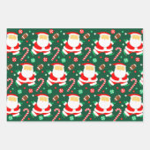 Weihnachtsfußball-Wrapping Paper Sheets Geschenkpapier Set (Vorderseite)