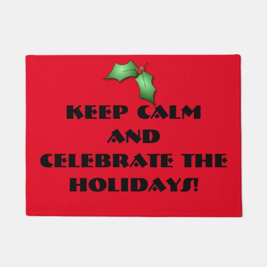 Weihnachtsfußmatten Fußmatte (Vorderseite)