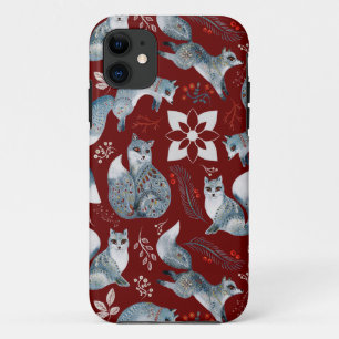 Weihnachtsfusstiermuster Case-Mate iPhone Hülle
