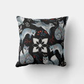 Weihnachtsfusstiermuster Kissen (Rückseite)