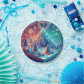 Weihnachtsgala Pappteller (Party)