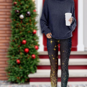 Weihnachtsgalaxie Glitzer Dazzling Leggings