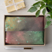 Weihnachtsgalaxie Glitzer Serie Design 6 Seidenpapier (Geschenk)