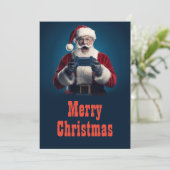 WeihnachtsGamer Feiertagskarte (Stehend Vorderseite)