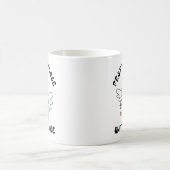Weihnachtsgans auf freiem Fuß Weihnachten Kaffeetasse (Mittel)