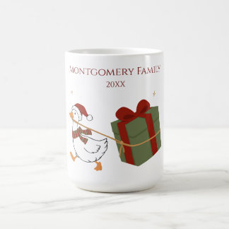 Weihnachtsgans Dieb Benutzerdefiniert Kaffeetasse