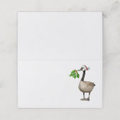 Weihnachtsgans-Platzkarten Platzkarte (Außenseite Aufgefaltet)