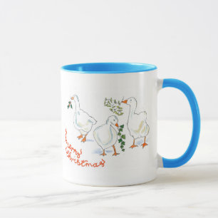 Weihnachtsgans-Ringer-Tasse Tasse