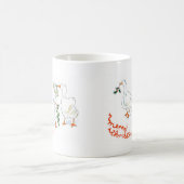 Weihnachtsgans-Ringer-Tasse Tasse (Mittel)