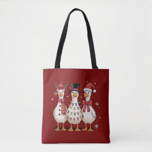 Weihnachtsgans Santa Dumm Cute Schneemann Xmas Tasche