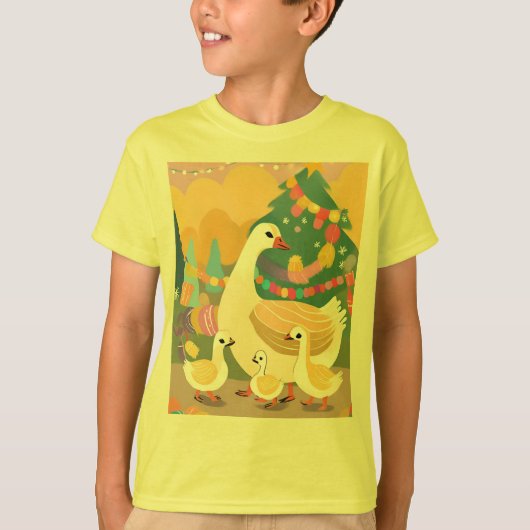 Weihnachtsgans T-Shirt (Vorderseite)