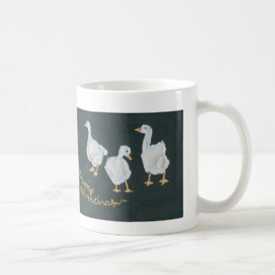 Weihnachtsgänse-Tasse Kaffeetasse