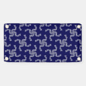 Weihnachtsgarland Blau, Weihnachtsdekoration, Weih Banner (Horizontal)