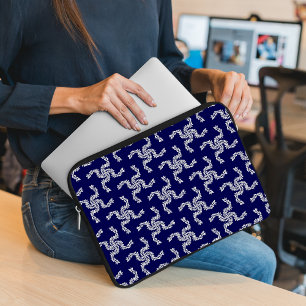 Weihnachtsgarland Blau, Weihnachtsdekoration, Weih Laptopschutzhülle