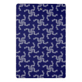 Weihnachtsgarland Blau, Weihnachtsdekoration, Weih Mini Klemmbrett (Rückseite)