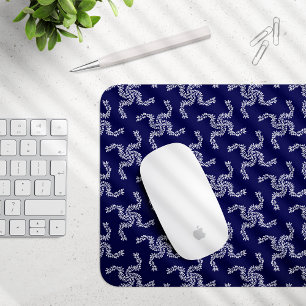 Weihnachtsgarland Blau, Weihnachtsdekoration, Weih Mousepad