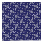 Weihnachtsgarland Blau, Weihnachtsdekoration, Weih Würfel (Vorderseite)