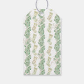 Weihnachtsgarland Bow Bedford Strümpfe Geschenkanhänger (Rückseite)