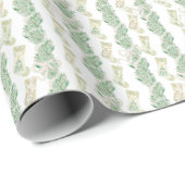 Weihnachtsgarland Bow Bedford Strümpfe Geschenkpapier (Rolleneckpunkt)