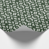 Weihnachtsgarland Green Geschenkpapier (Ecke)