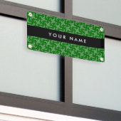 Weihnachtsgarland, Grün, Ihr Name, Personalisieren Banner (Äußeres Gebäude)