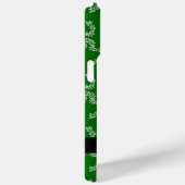 Weihnachtsgarland, Grün, Ihr Name, Personalisieren Case-Mate iPhone Hülle (Rückseite / Rechts)