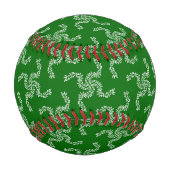 Weihnachtsgarland Grün, Weihnachtsdekoration Baseball (Vorderseite)