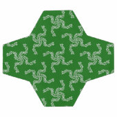 Weihnachtsgarland Grün, Weihnachtsdekoration Fußball (Flach)