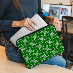 Weihnachtsgarland Grün, Weihnachtsdekoration Laptopschutzhülle