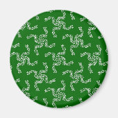 Weihnachtsgarland Grün, Weihnachtsdekoration Magnet (Vorne)