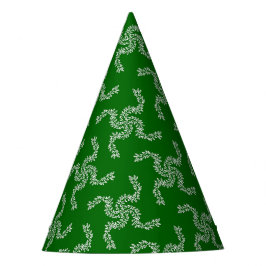 Weihnachtsgarland Grün, Weihnachtsdekoration Partyhütchen