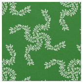 Weihnachtsgarland Grün, Weihnachtsdekoration Stoff (Nahaufnahme)