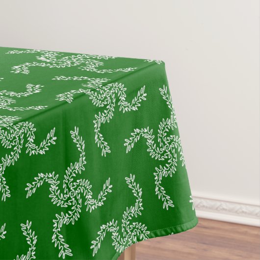 Weihnachtsgarland Grün, Weihnachtsdekoration Tischdecke (Beispiel)
