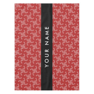 Weihnachtsgarland, Rot, Ihr Name, Personalisieren Tischdecke