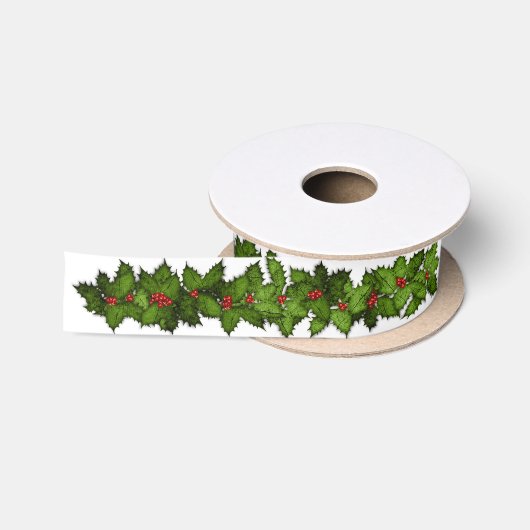 Weihnachtsgarland Satinband (Spule)