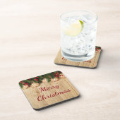 Weihnachtsgarland & Snowflake Cookies Untersetzer (Rechte Seite)