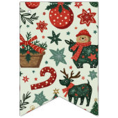 Weihnachtsgarland Wimpelkette (Zweite Fahne)